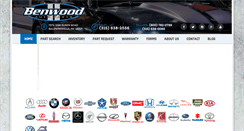 Desktop Screenshot of benwoodautoparts.com